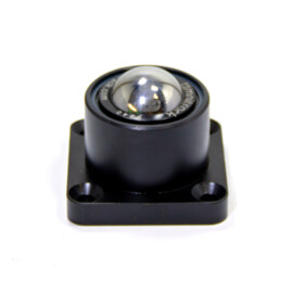 Ball Transfer Unit, 38.1 mm, with base flange and mounting holes, for heavy load, Omnitrack