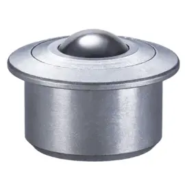 Kogelrol (kogelpot), 12 mm, met flens M12